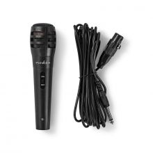Nedis MPWD15BK vezetkes mikrofon, 5m, fekete