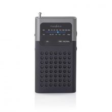 Nedis RDFM1100GY hordozhat FM rdi, Bluetooth, fekete-szrke