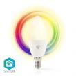 Nedis Nedis WIFILRC10E14 SmartLife RGB LED izz, 4.9W, E14, meleg/hideg fehr s RGB